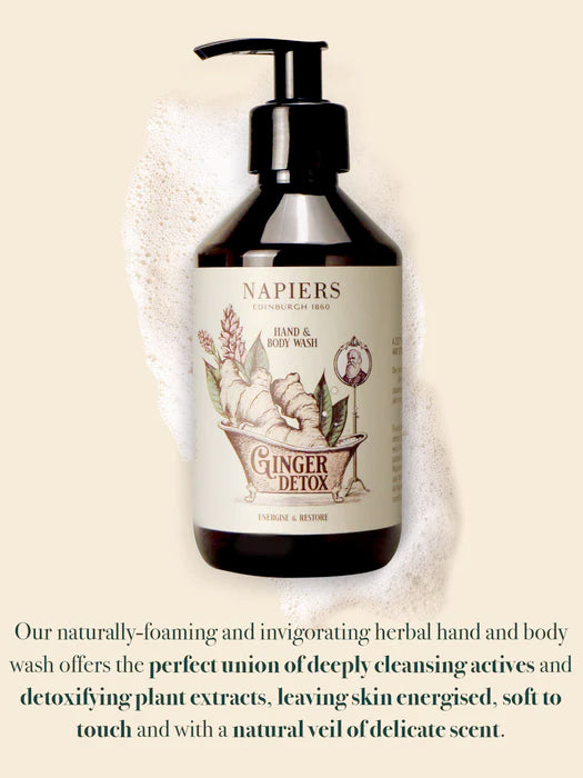 Napiers Hand and Body Wash 300ml - Ginger Detox