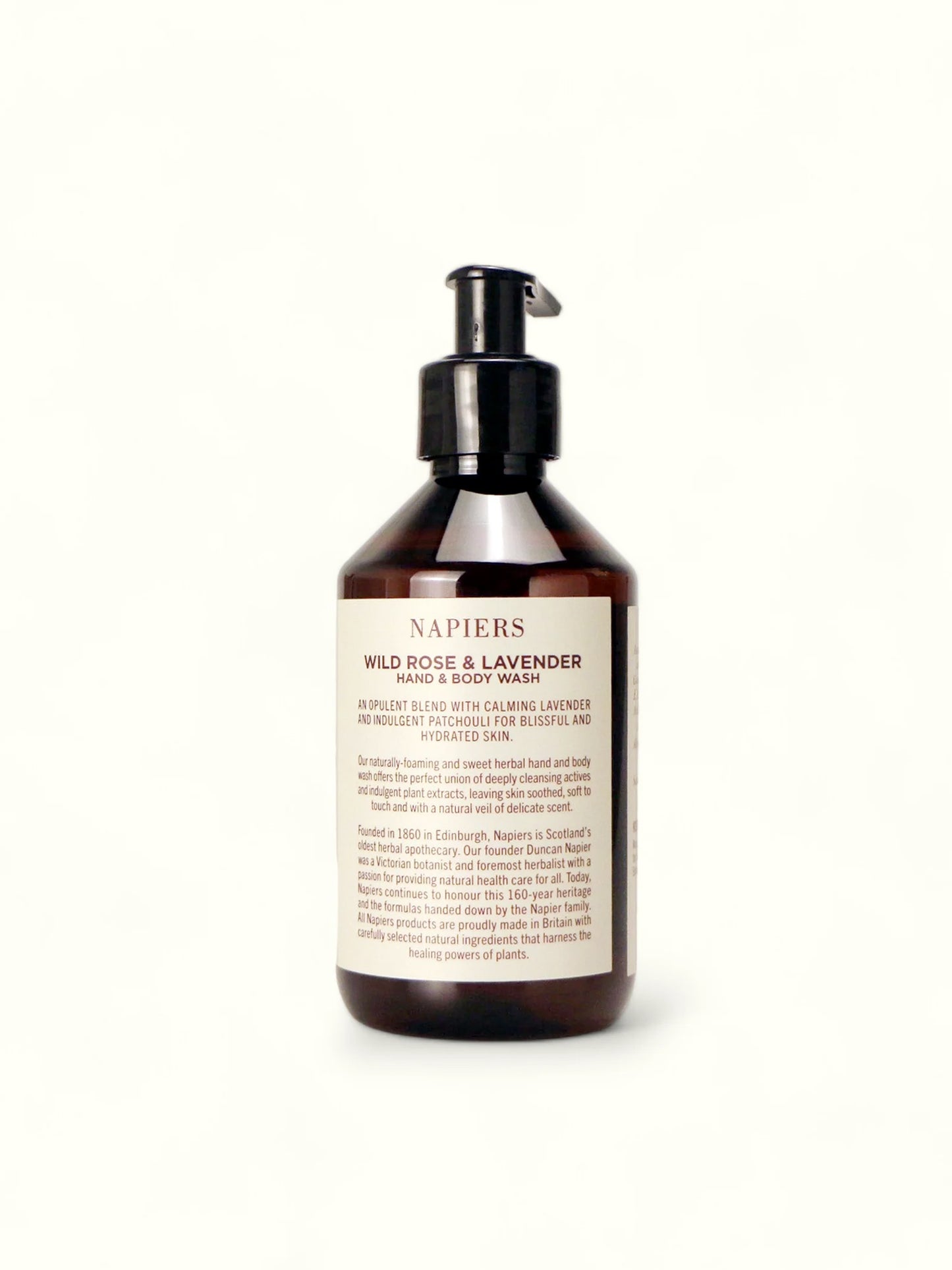 Napiers Hand and Body Wash 300ml - Wild Rose & Lavender
