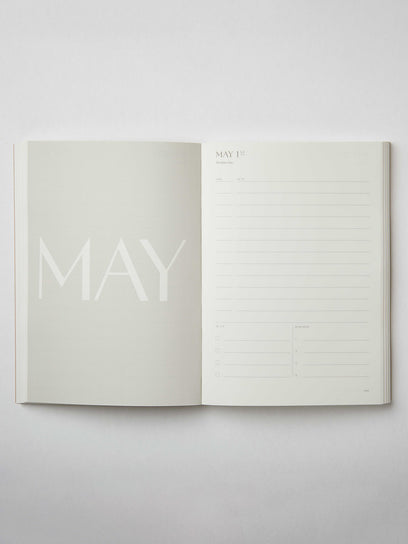 Kinshipped 2024 Lay Flat Planner - Cacao