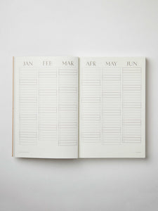Kinshipped 2024 Lay Flat Planner - Cacao