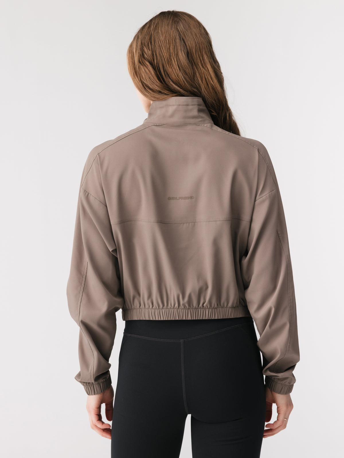 Girlfriend Collective Miller Zip Up Track Jacket - Falcon