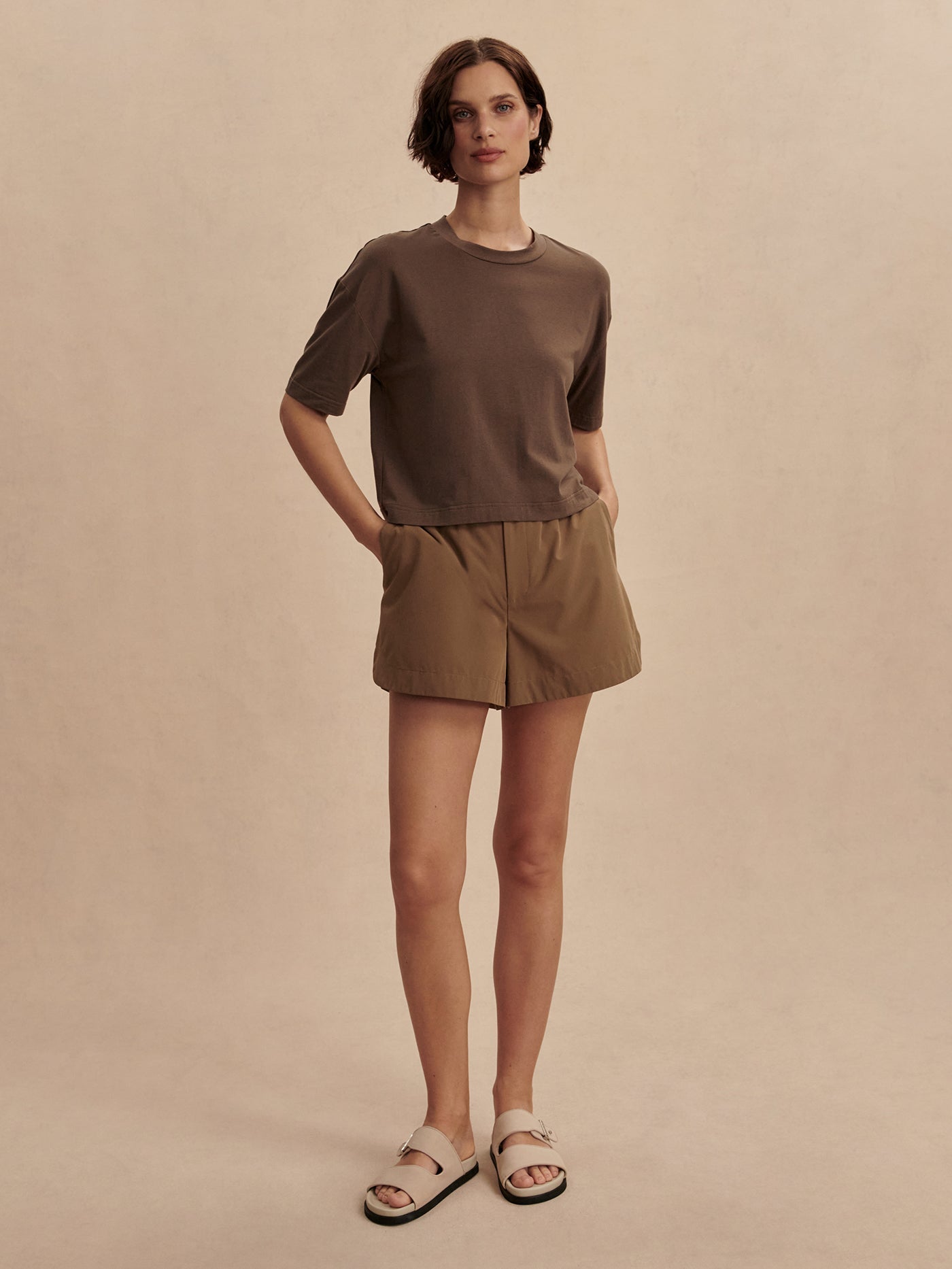 Varley Venice Easy Tee - Chocolate Chip