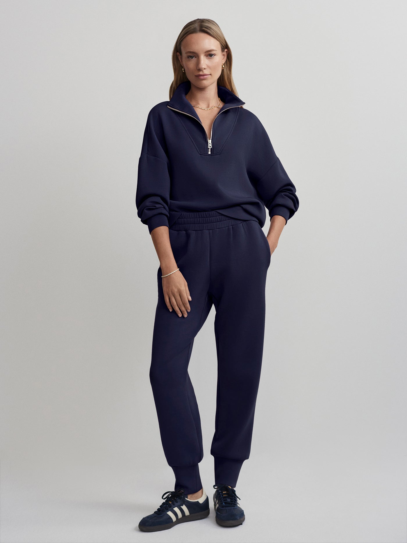 Varley The Slim Cuff Pant 25 - Blue Nights