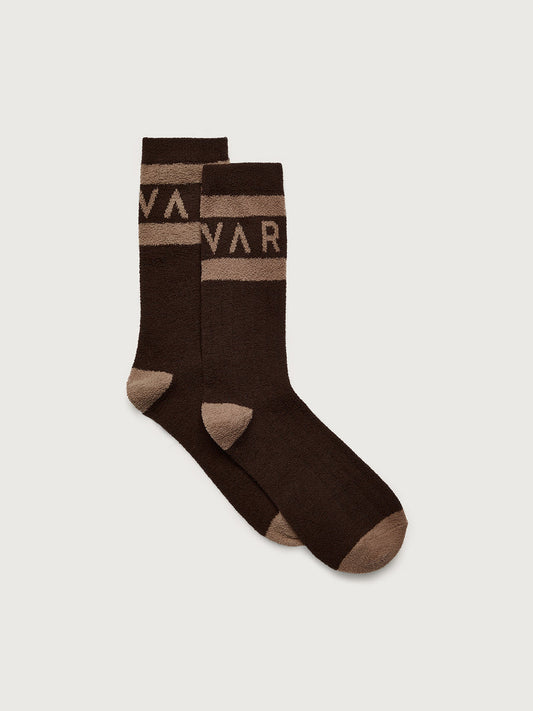 Varley Spencer Sock - Coffee Bean/Golden Bronze