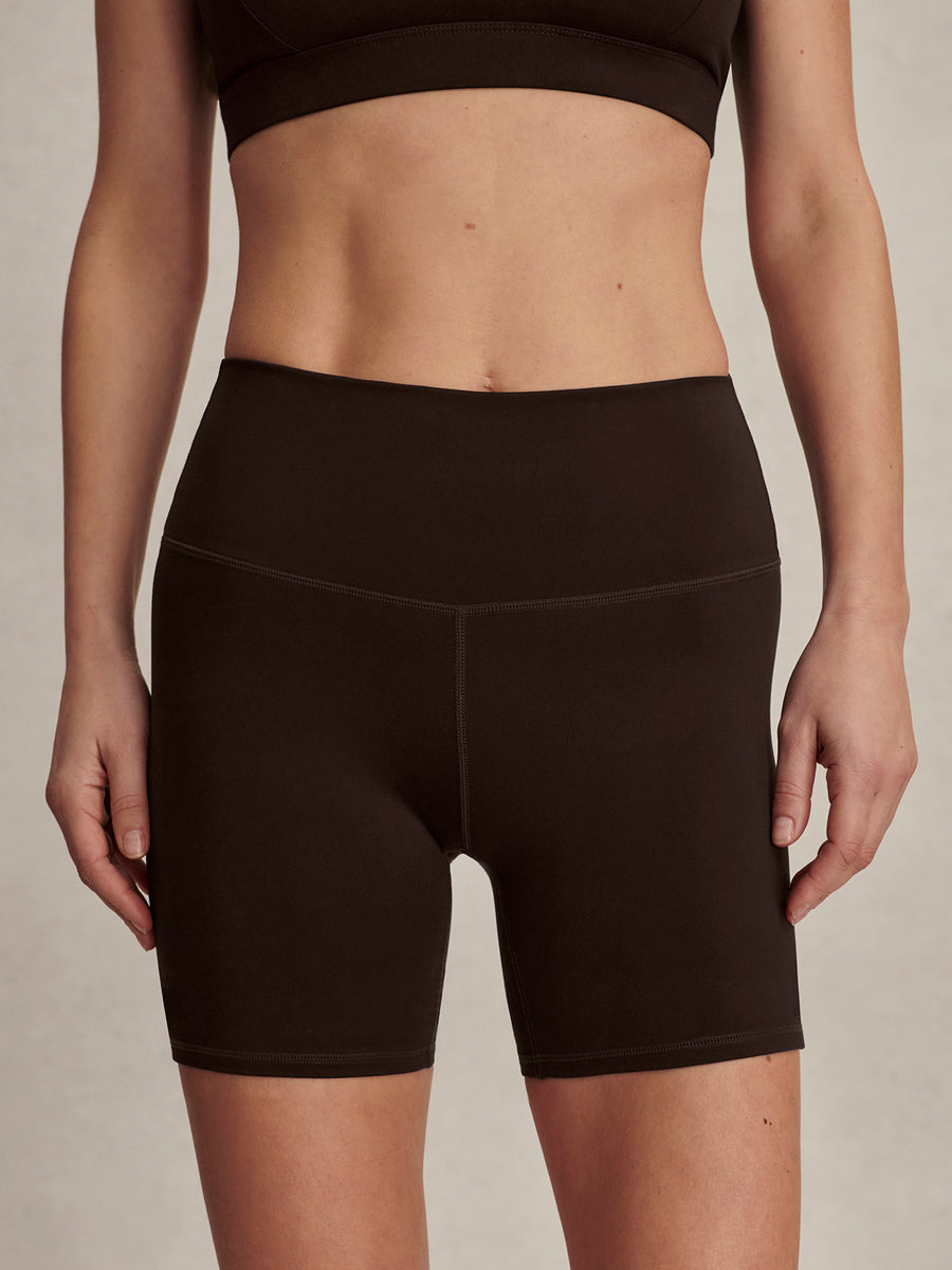 Varley Freesoft High Rise Short 5 - Coffee Bean