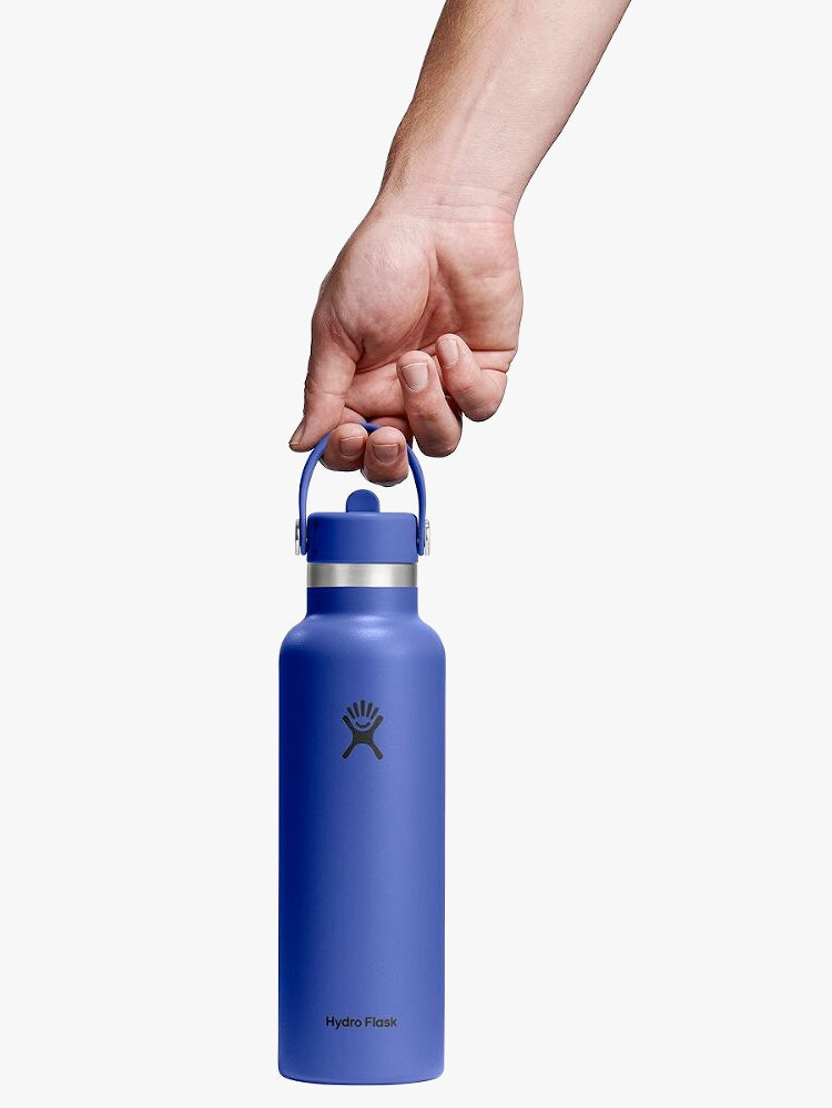 Hydro Flask 621ml (21oz) Standard Mouth Flex Straw Bottle - Capri