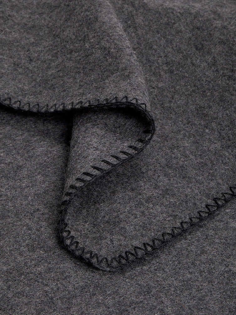Manduka Essential Wool Yoga Blanket - Thunder