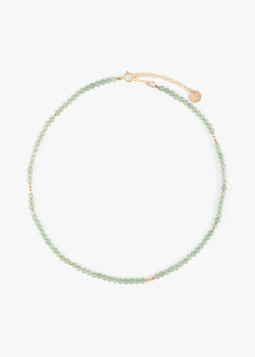 Wanderlust Life Oceanus Beaded Necklace - Green Aventurine