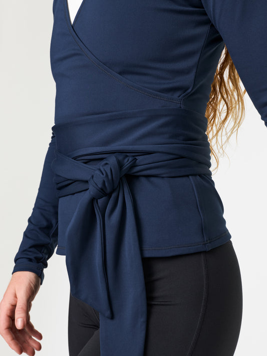 Girlfriend Collective Float Wrap Tee - Midnight