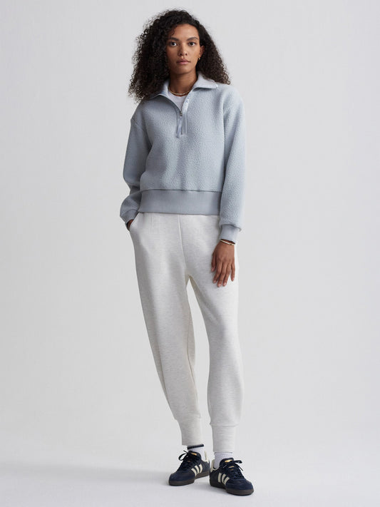Varley Roselle Half Zip Fleece - Pearl Blue