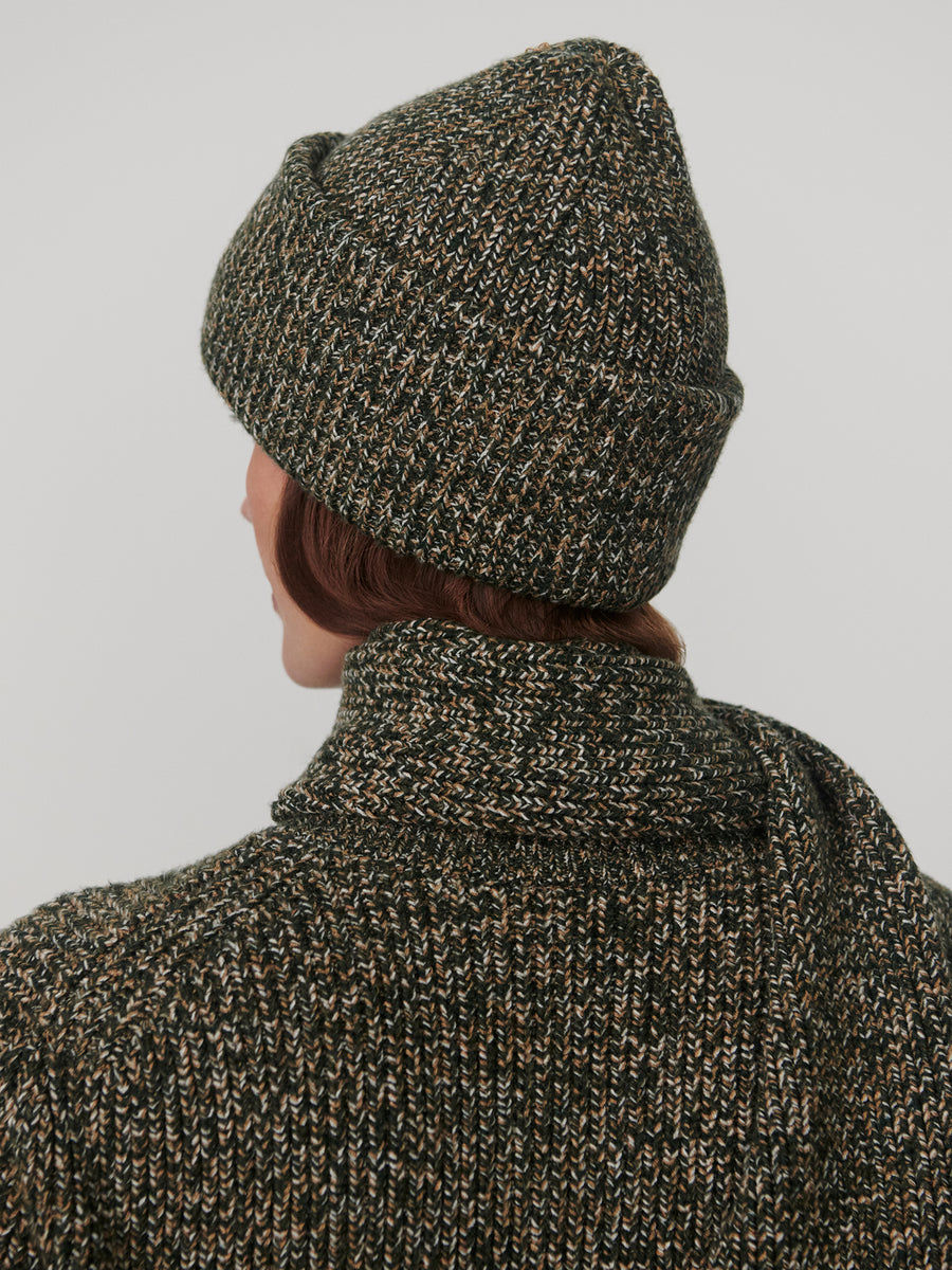 Varley Carly Knit Beanie 2.0 - Ponderosa Pine Fleck