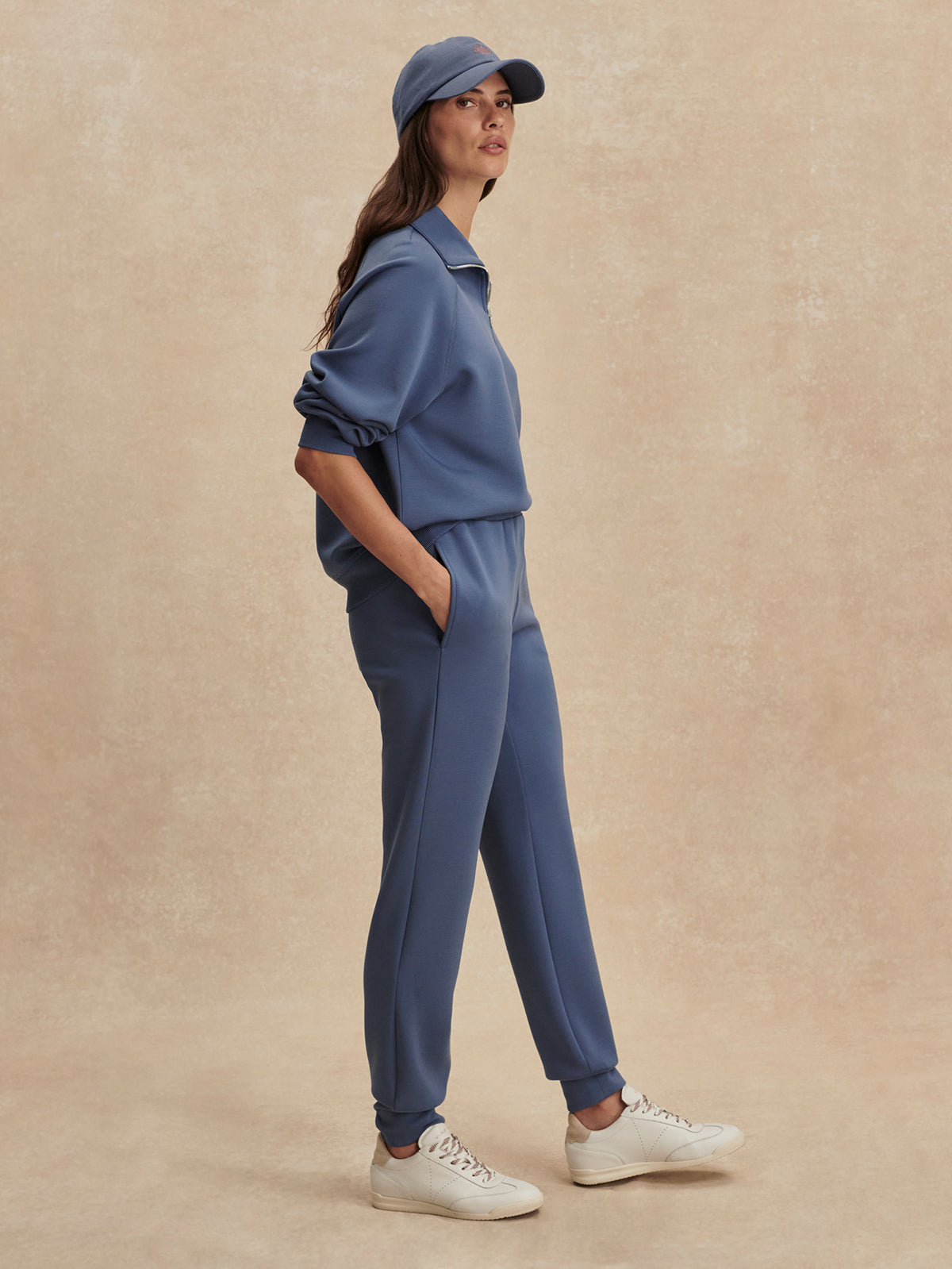 Varley The Slim Cuff Pant 27.5 - Bijou Blue