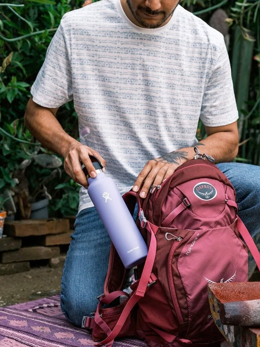 Hydro Flask 621ml (21oz) Standard Mouth Bottle - Harbour Blue