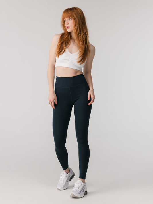 Girlfriend Collective Compressive High-Rise Legging - Midnight