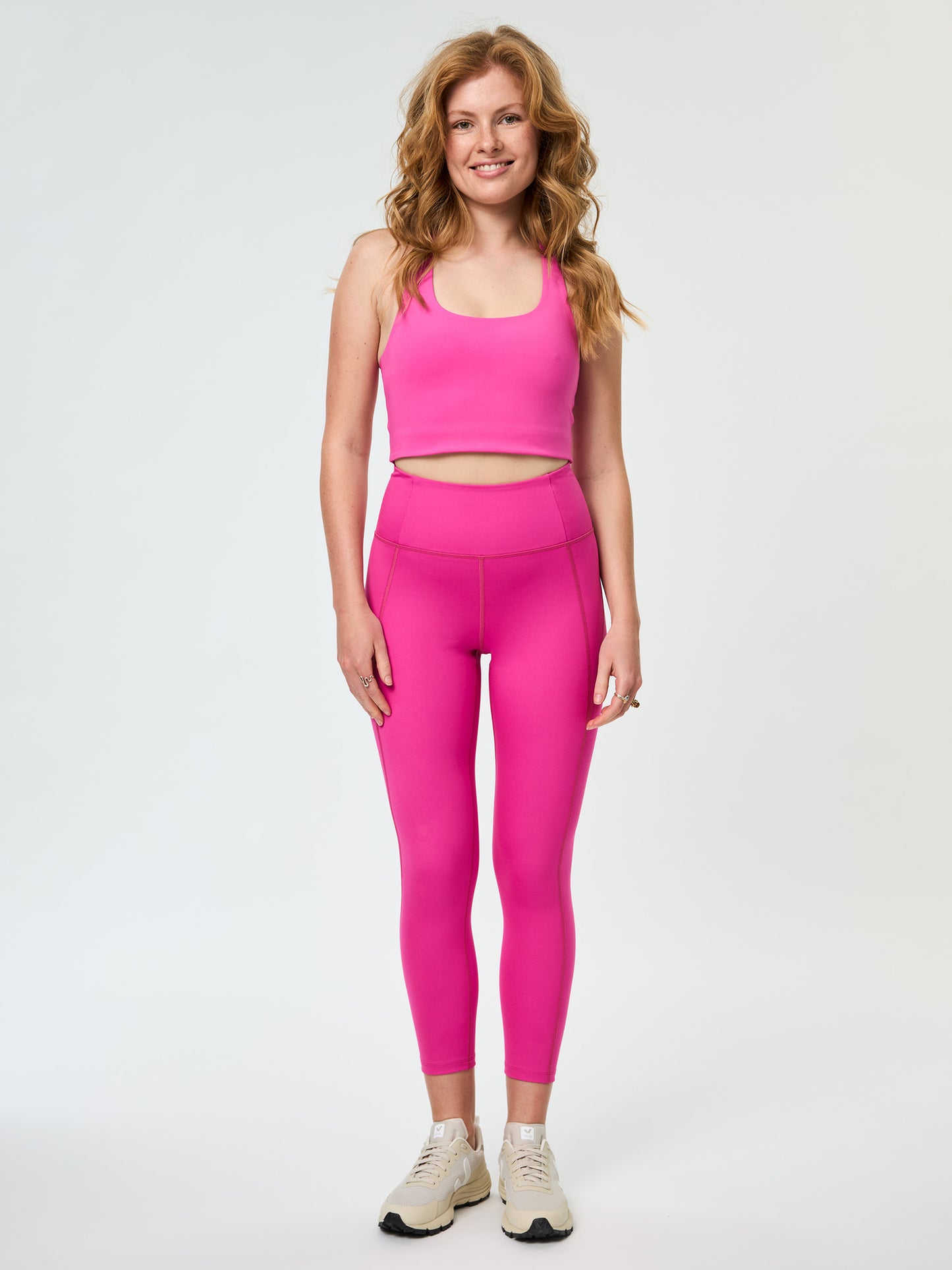 Girlfriend Collective Compressive High-Rise 7/8 Legging - Ultraviolet