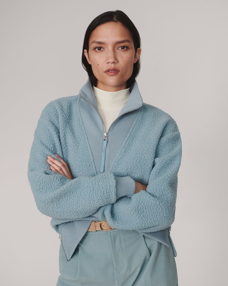 Varley Jaylin Half Zip Fleece - Tourmaline