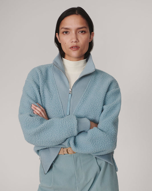 Varley Jaylin Half Zip Fleece - Tourmaline