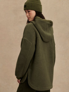 Varley Fey Relaxed Fleece - Racing Olive