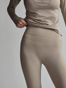 Varley Always Warm Base Layer Legging 27.5 - Taupe Marl