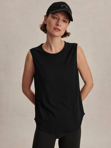 Varley Nolan Seamless Longline Tank - Black