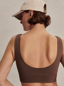 Varley Assure Cori Bra - Coffee Quartz