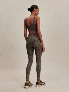 Varley Freesoft Cori Bra - Brown Contrast Cheetah