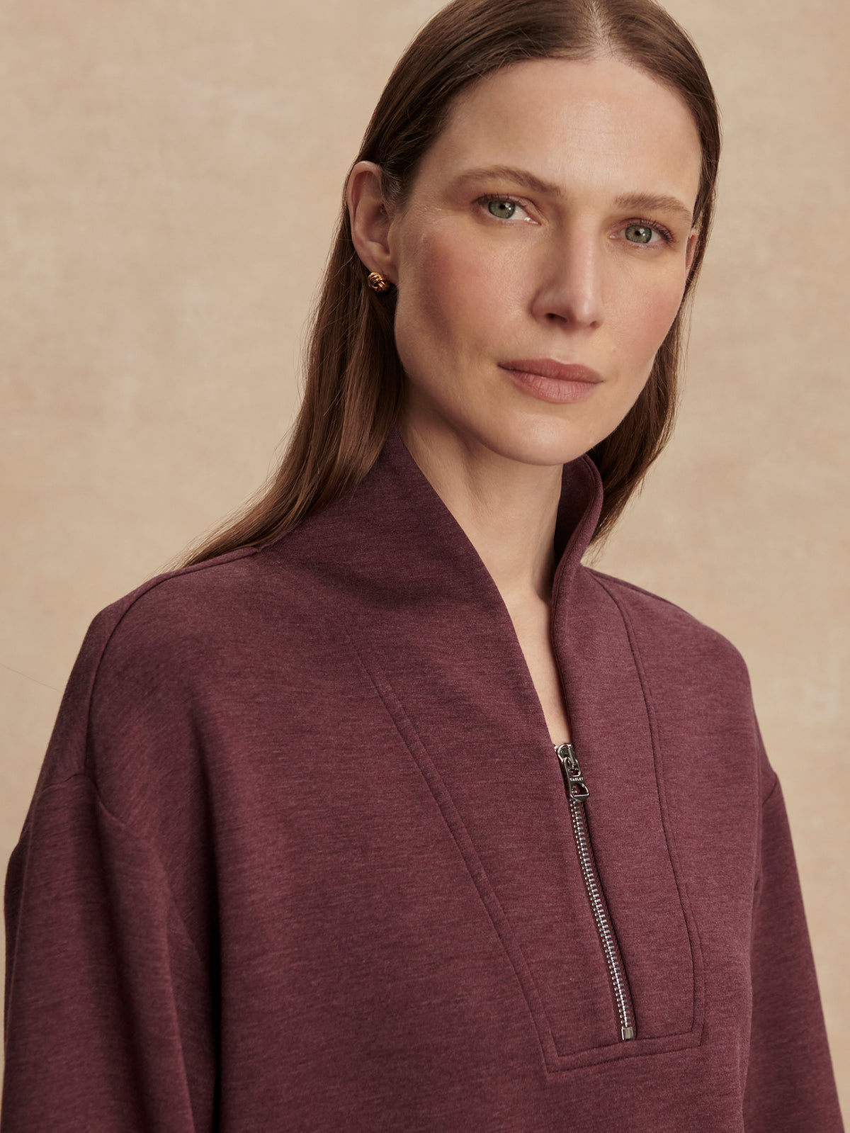Varley Davidson Sweat - Sassafras Marl