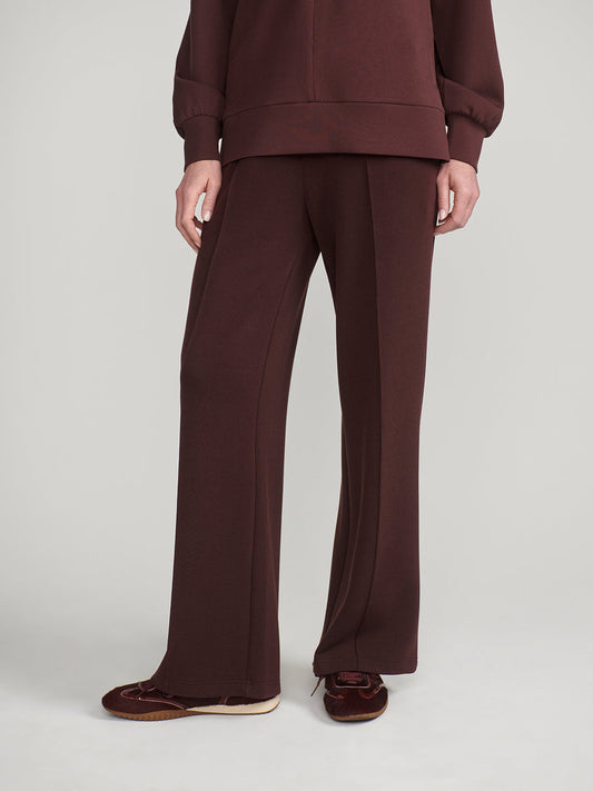 Varley The Wide Leg Pant 30 - Mahogany