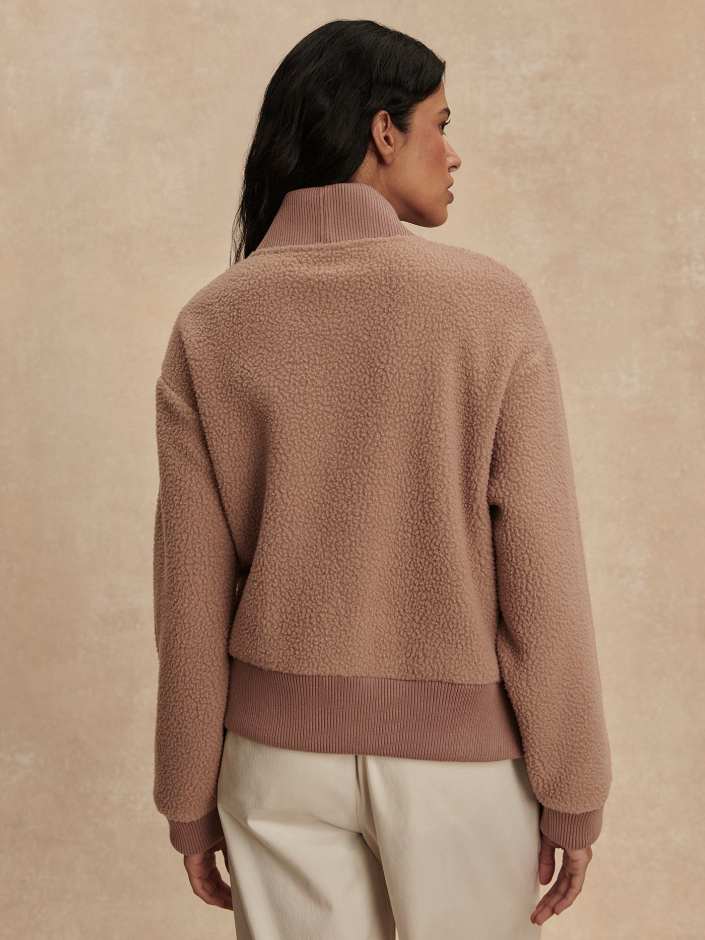 Varley Mumford Half Zip Fleece - Ginger Snap
