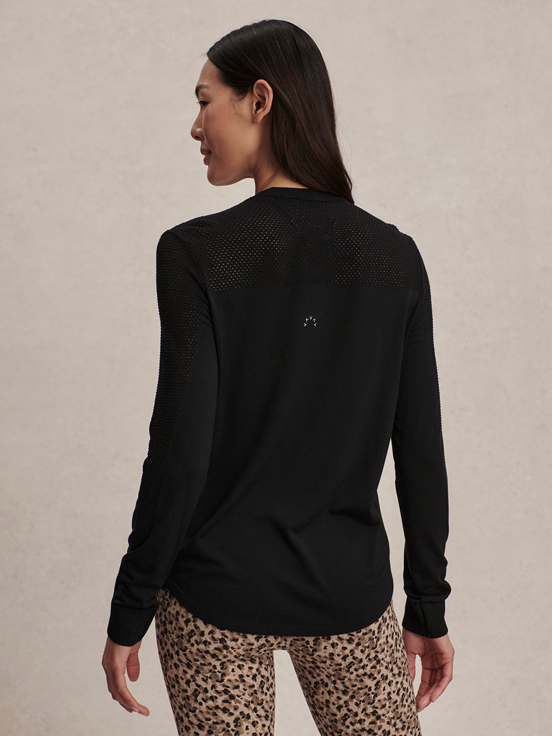 Varley Samia Seamless Long Sleeve Tee - Black