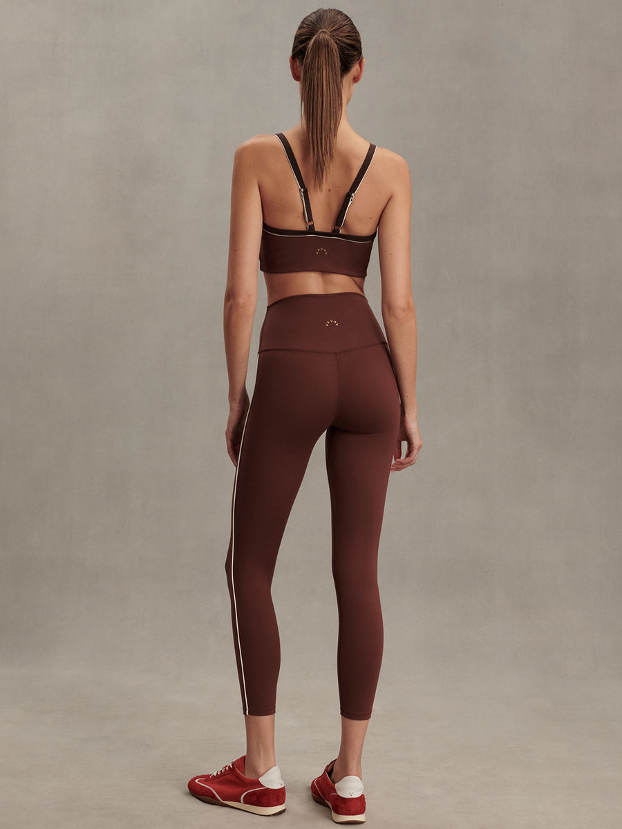 Varley Freesoft Piped Legging 25 - Brown Stone