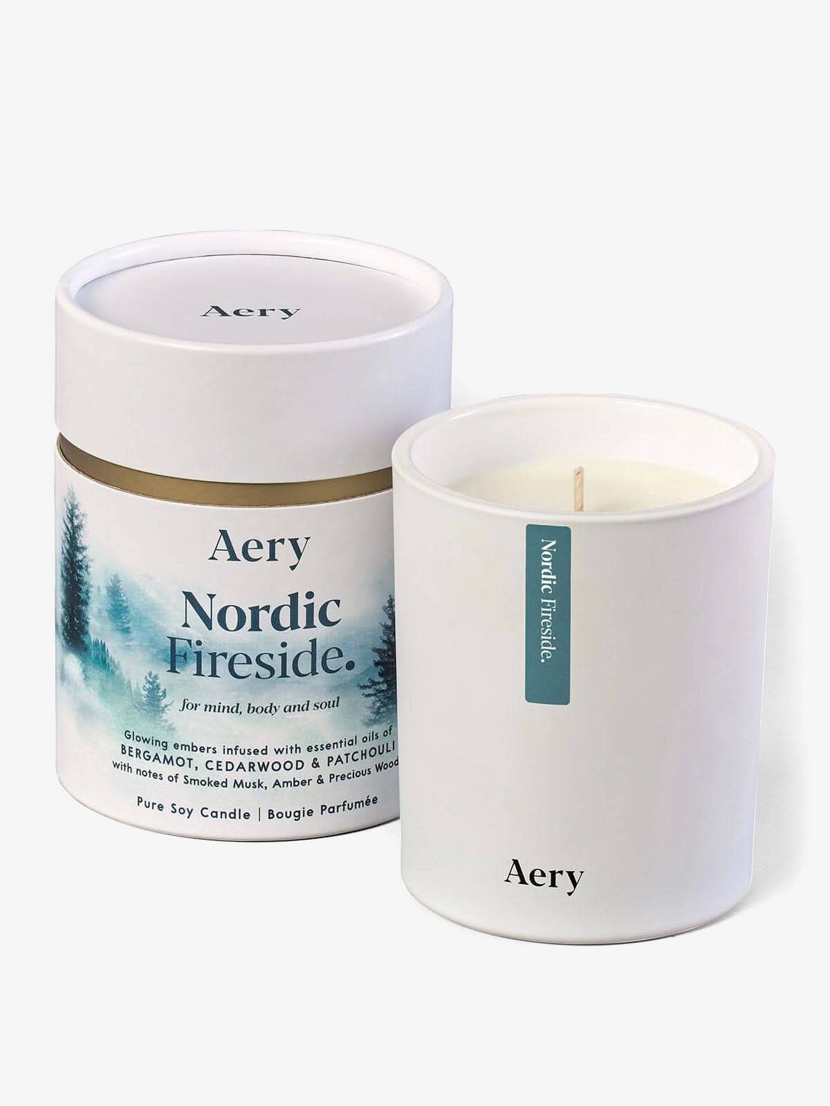 Aery Winter Candle - Nordic Fireside