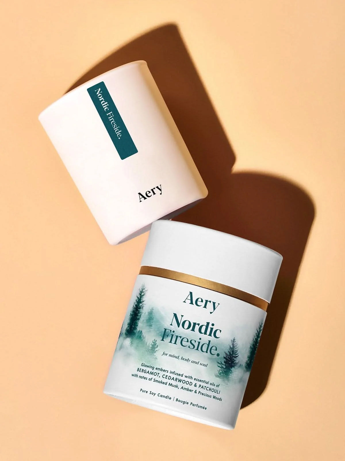 Aery Winter Candle - Nordic Fireside