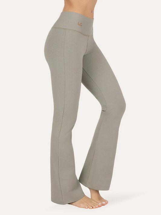 Urban Goddess Anandafied Flared Yoga Pants - Smoky Quartz