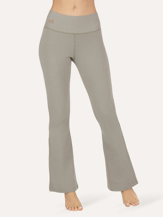 Urban Goddess Anandafied Flared Yoga Pants - Smoky Quartz