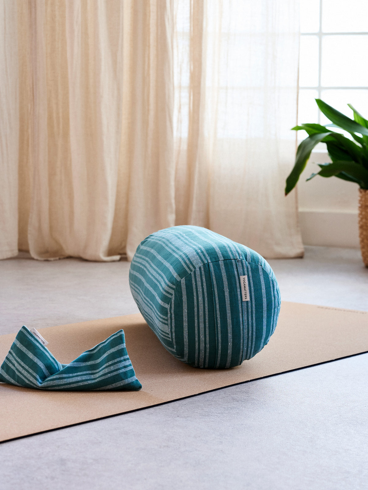 Yogamatters Eye Pillow - Eucalyptus Stripe