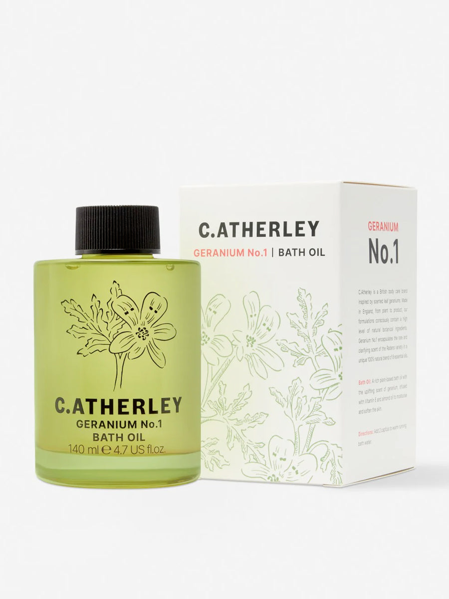 C.Atherley Bath Oil 140ml - Geranium No.1