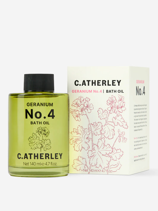 C.Atherley Bath Oil 140ml - Geranium No.4