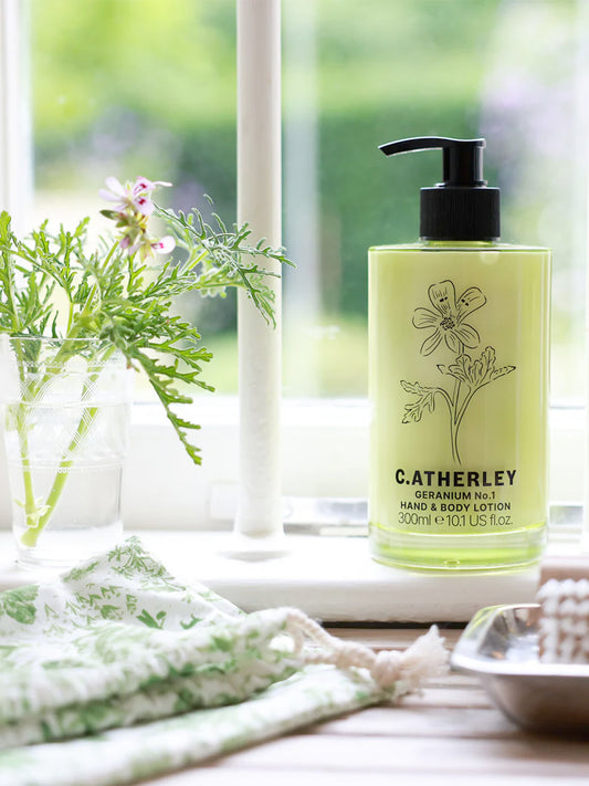 C.Atherley Hand & Body Lotion 300ml - Geranium No.1