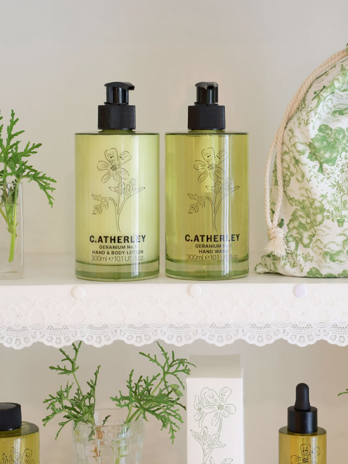 C.Atherley Hand & Body Lotion 300ml - Geranium No.1