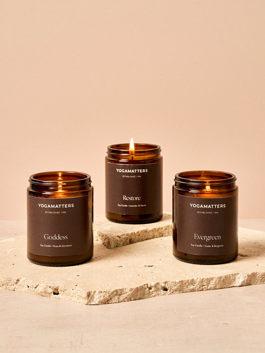 Yogamatters Restore Soy Candle 180ml - Lavender & Neroli
