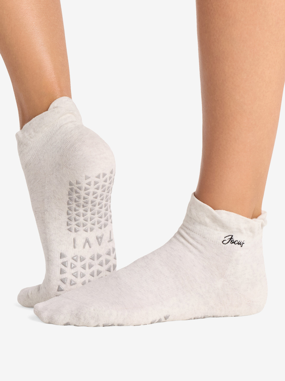 Tavi Noir Cora Knitted Ruffle Grip Socks - Flair