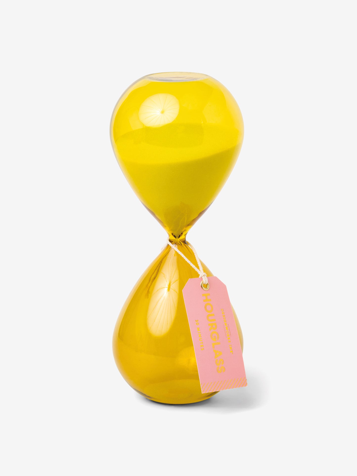 Designworks Ink 30 Minute Hourglass - Chartreuse