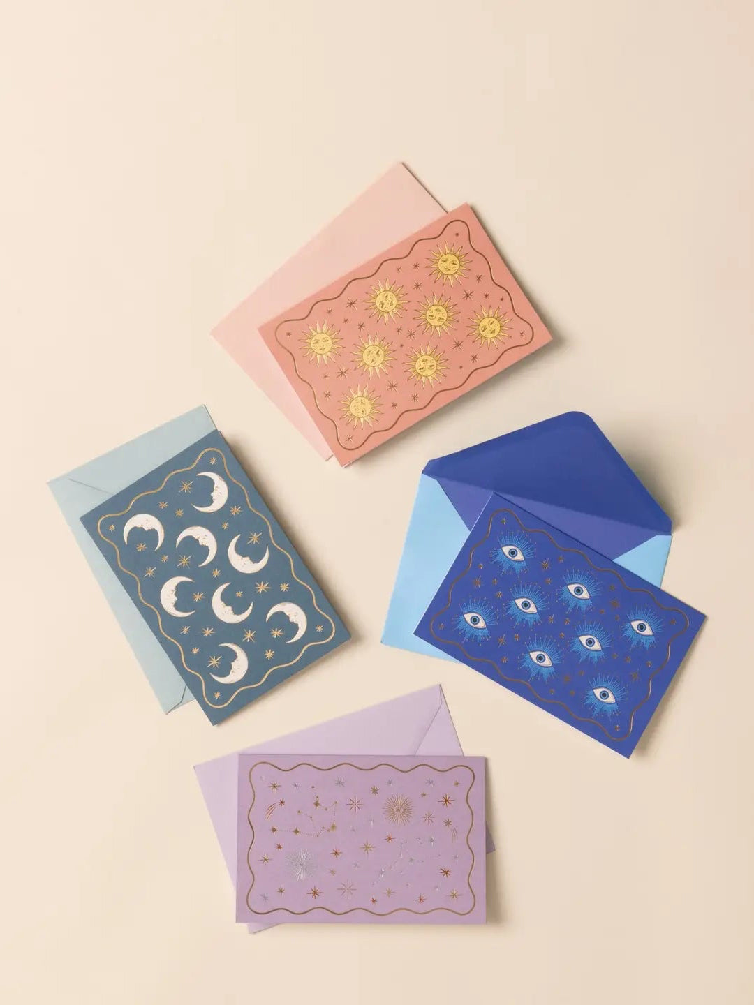 Designworks Ink Celestial Notecards - 16 Assorted