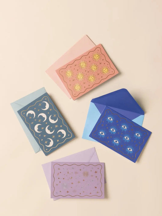 Designworks Ink Celestial Notecards - 16 Assorted