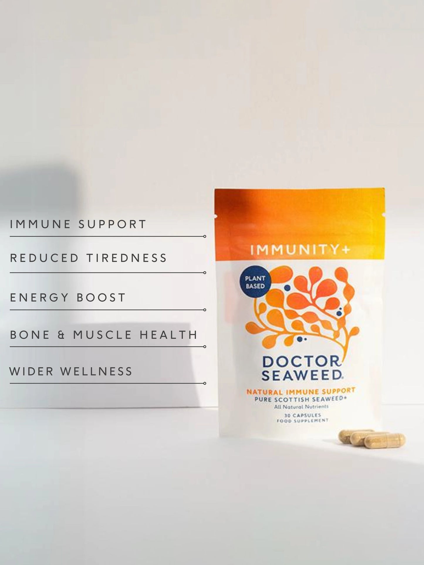 Doctor Seaweed Immunity+ Supplement Capsules