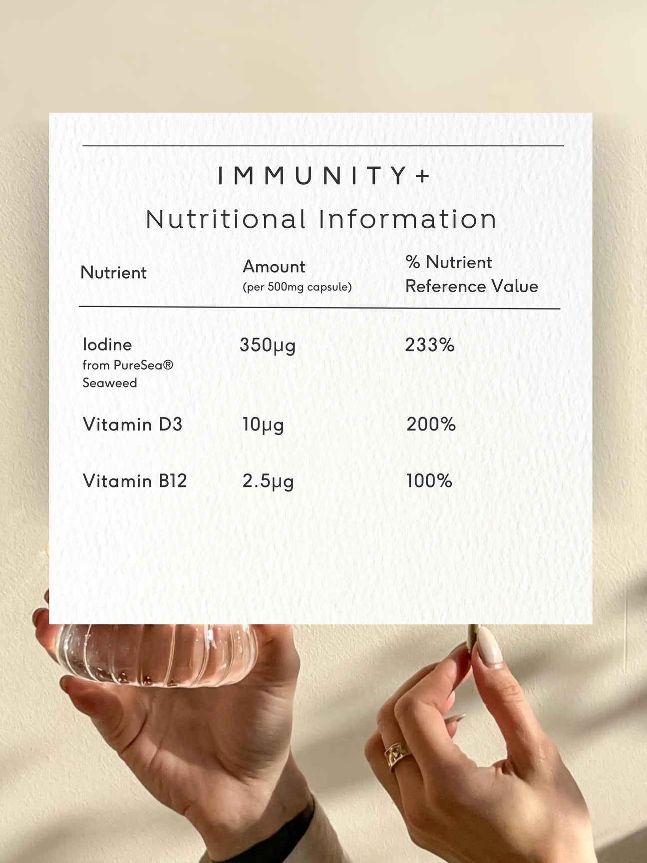 Doctor Seaweed Immunity+ Supplement Capsules