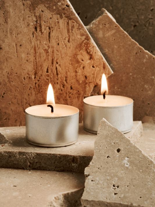 Yogamatters Evergreen Box of 9 Tealight Candles - Cedar & Bergamot