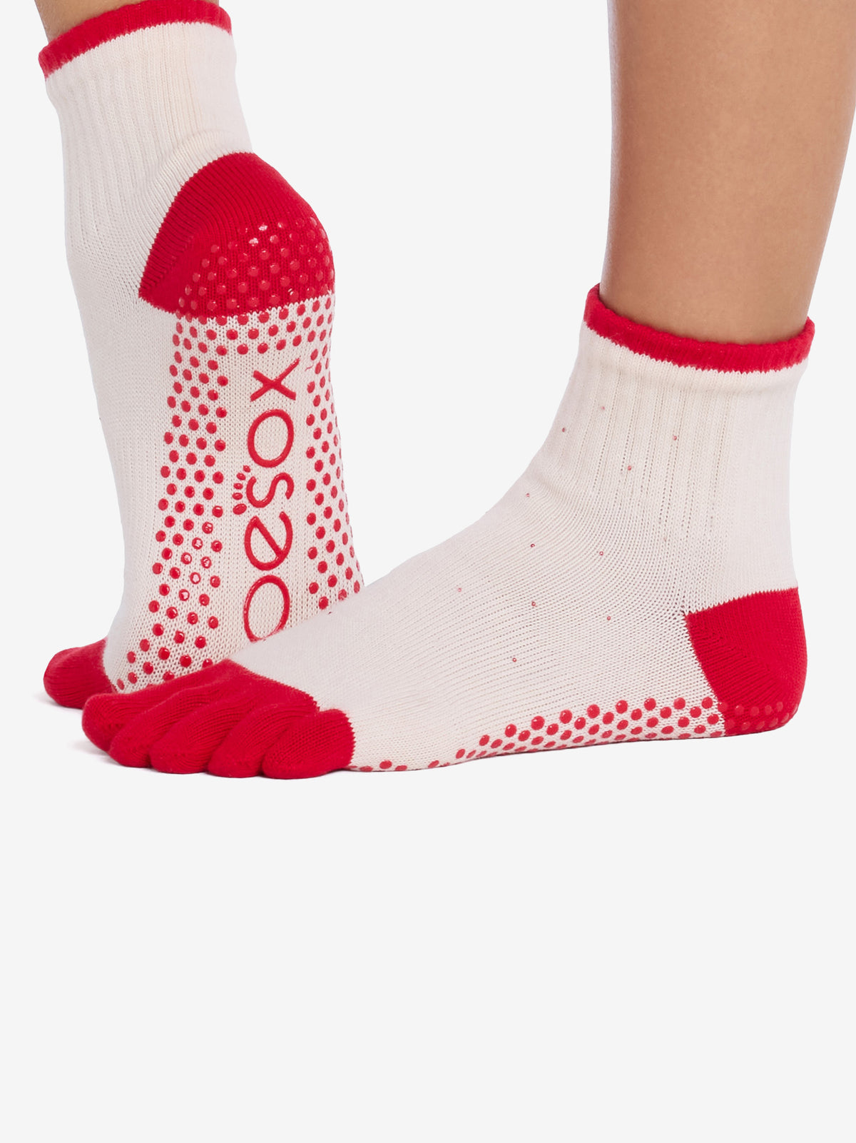 ToeSox Full Toe Melody Grip Socks - Cherish