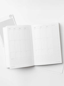 Kinshipped Undated 52 Week Planner - Cacao